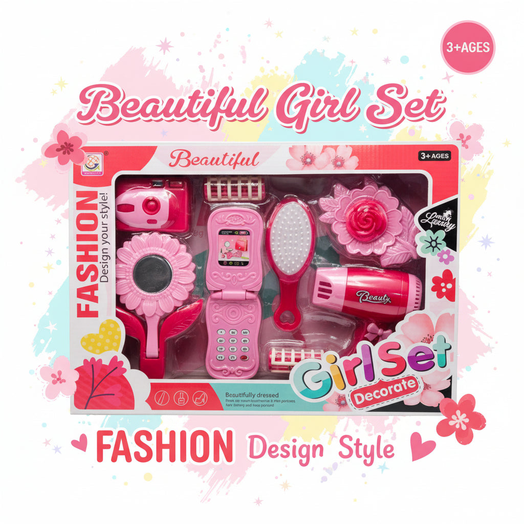 Kids Play Home Simulation Makeup Toy,Play Home Decoration Toy Set,Parent Child Interactive Toy,Perfect Gift for Kids