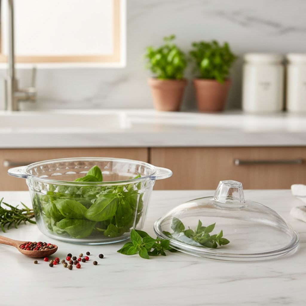 Acrylic Bowls with Lids