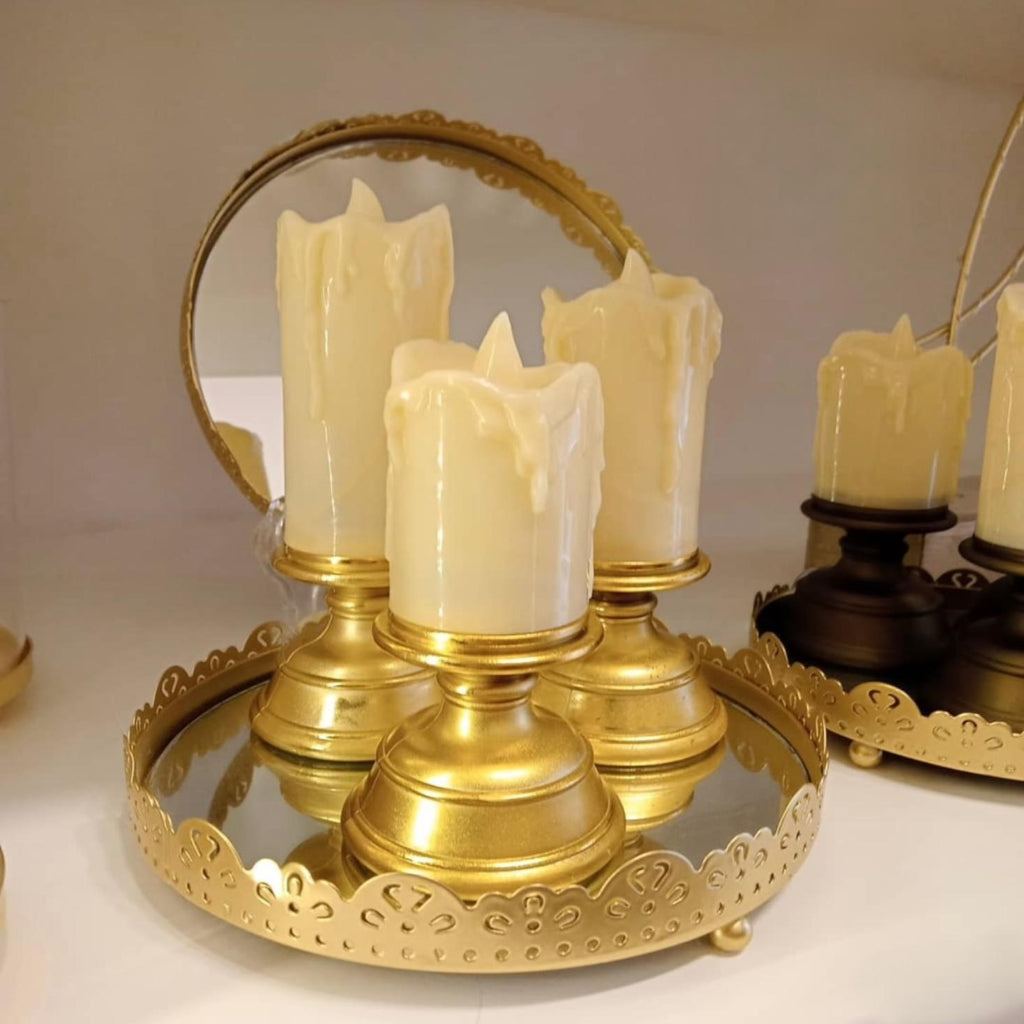 3-Piece LED Candle Light Set Battery Powered Home Décor