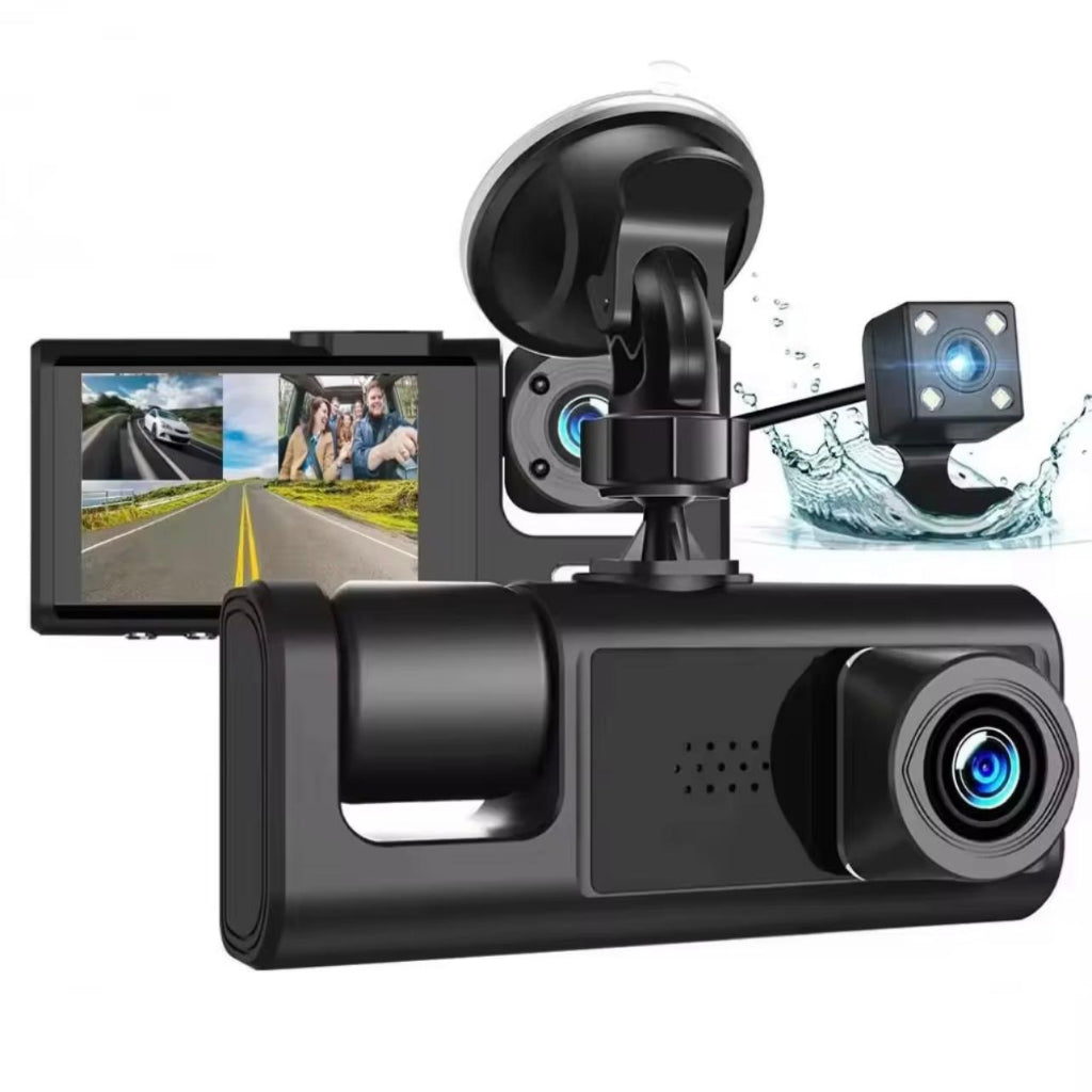 3 in 1 Dual Lens HD 1080P Car DVR Dash Cam