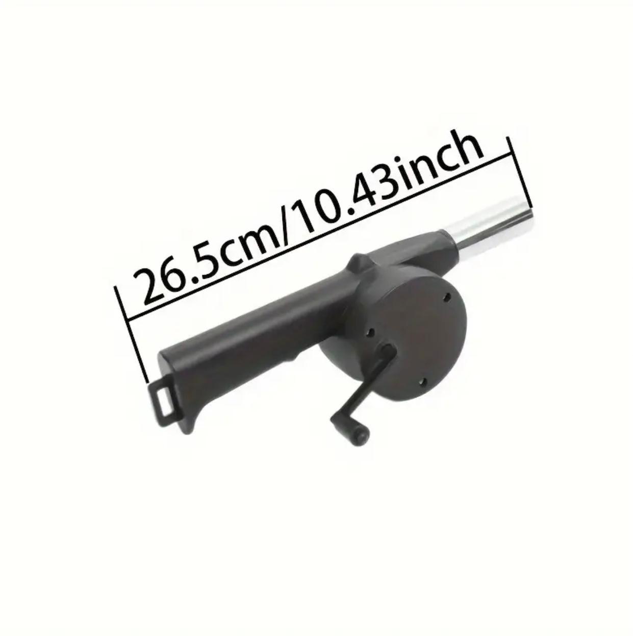 Manual Handheld Charcoal Starter Fan – High-Heat Resistant BBQ Blower