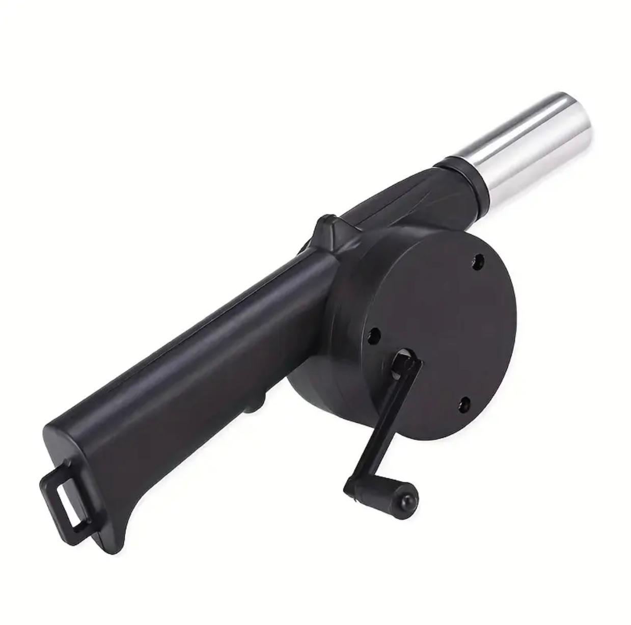 Manual Handheld Charcoal Starter Fan – High-Heat Resistant BBQ Blower