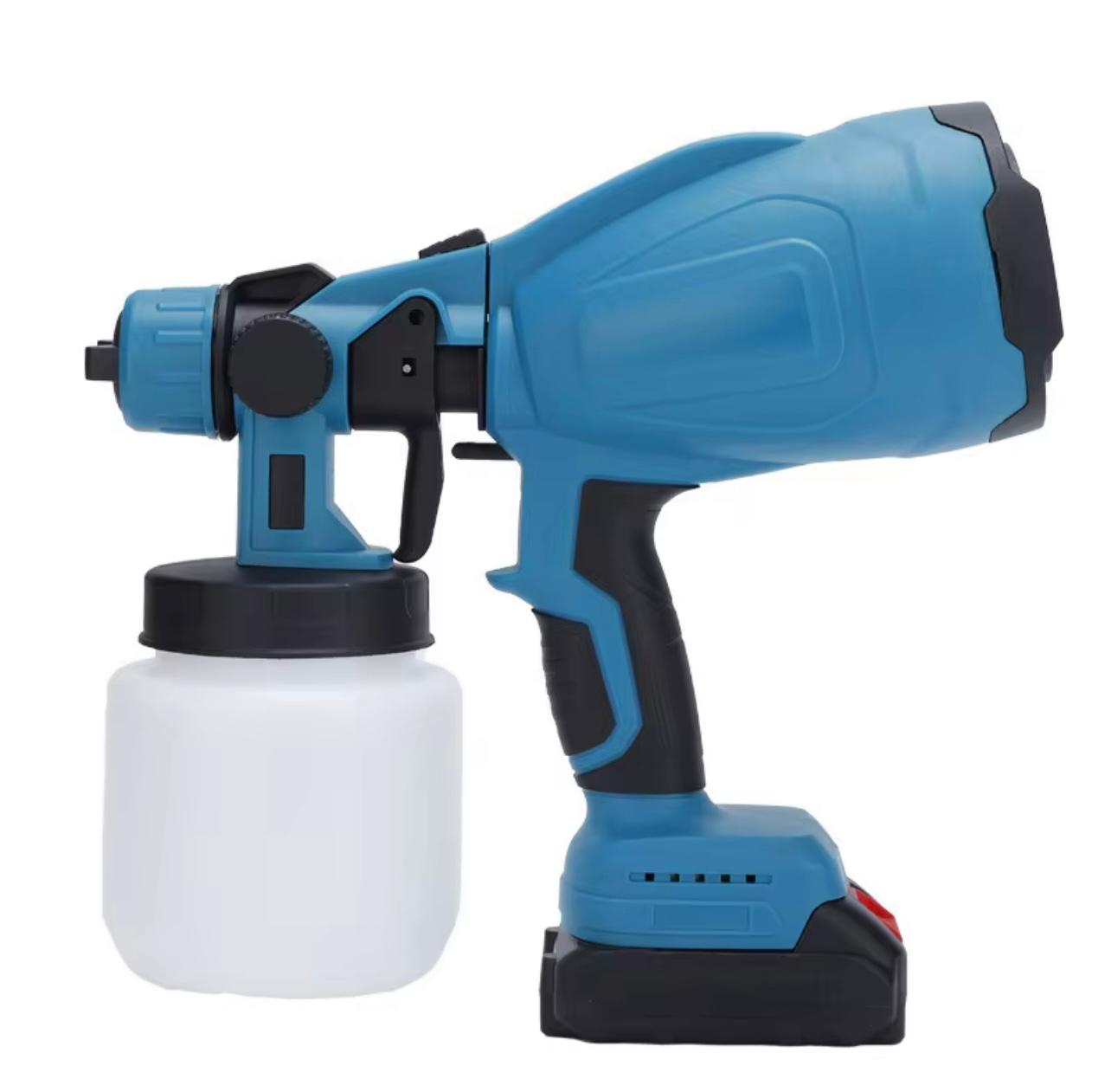 Cordless Electric Paint Sprayer Gun – 1000ml (48V 2 Battery Compatible)