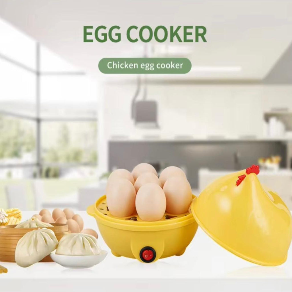 Mini Electric Egg Cooker – Automatic Rapid Egg Steamer