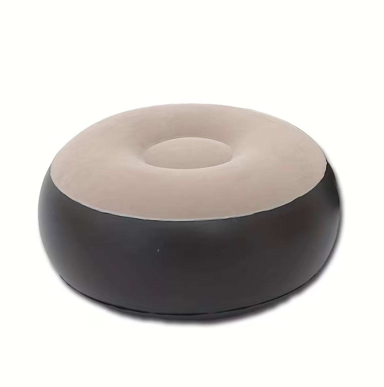 أريكة كسولة محمولة قابلة للنفخ مع مسند للقدمين - كرسي صالة داخلي وخارجي