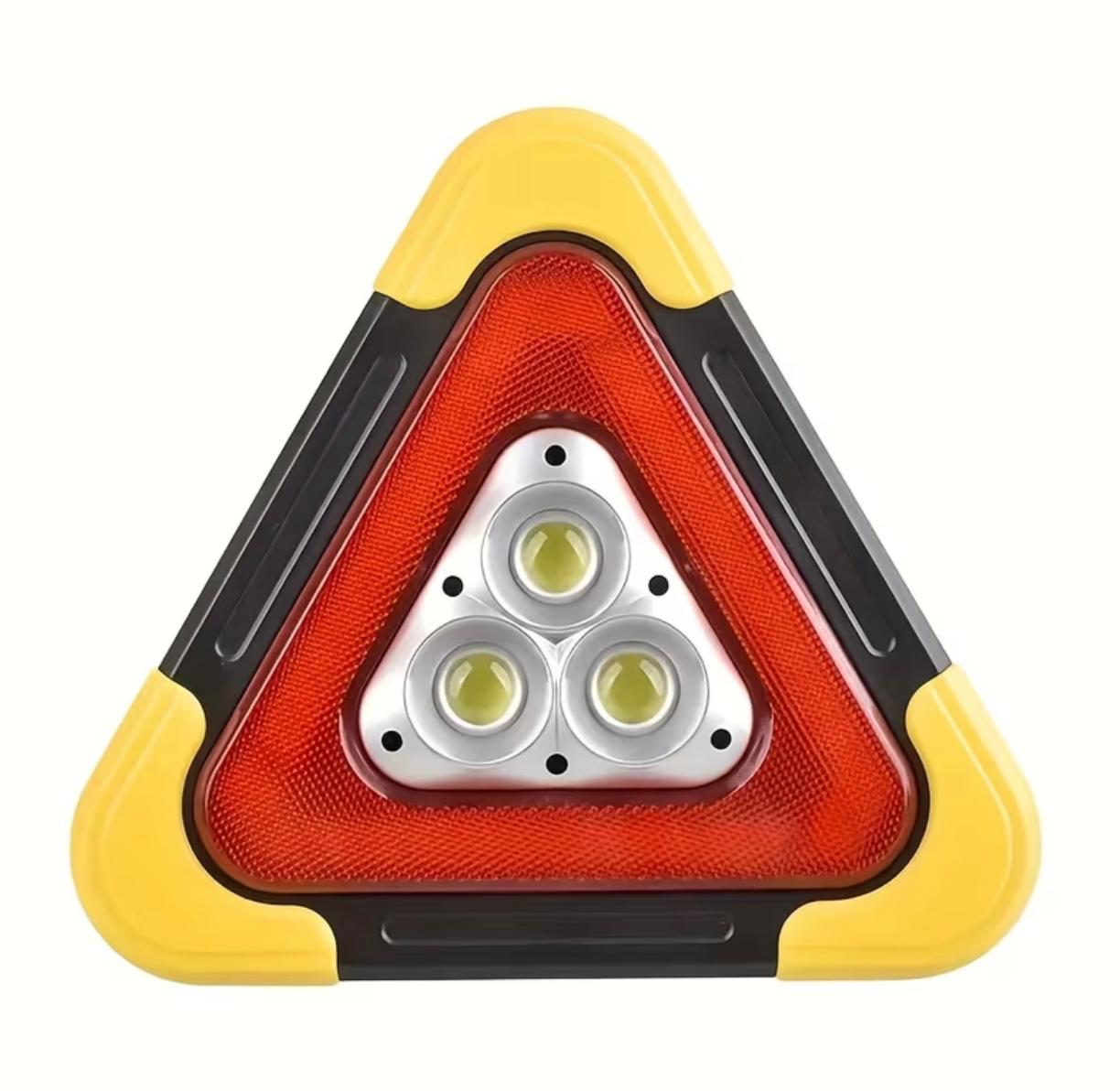 Super Bright Solar & USB Rechargeable Triangle Emergency Lamp