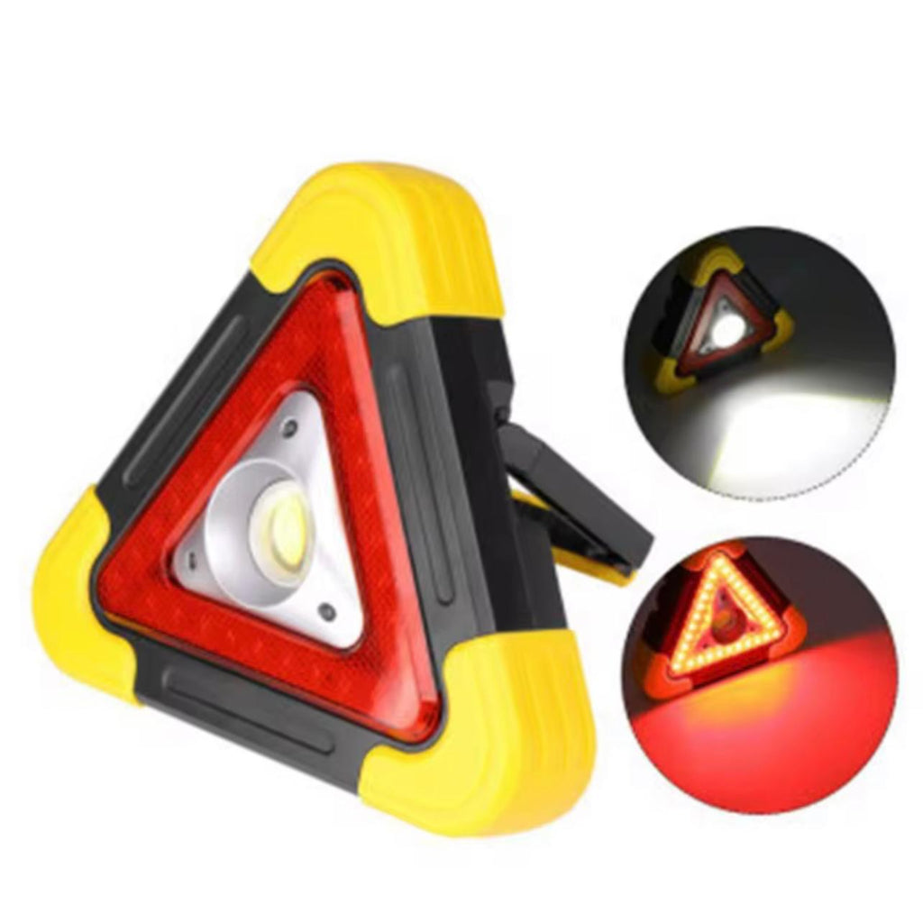 Battery Powered Triangle Emergency Lamp – Portable LED Light for Power Outages & Emergencies