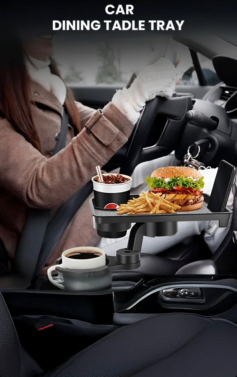 3-in-1 Car Cup Holder Expansion Tray