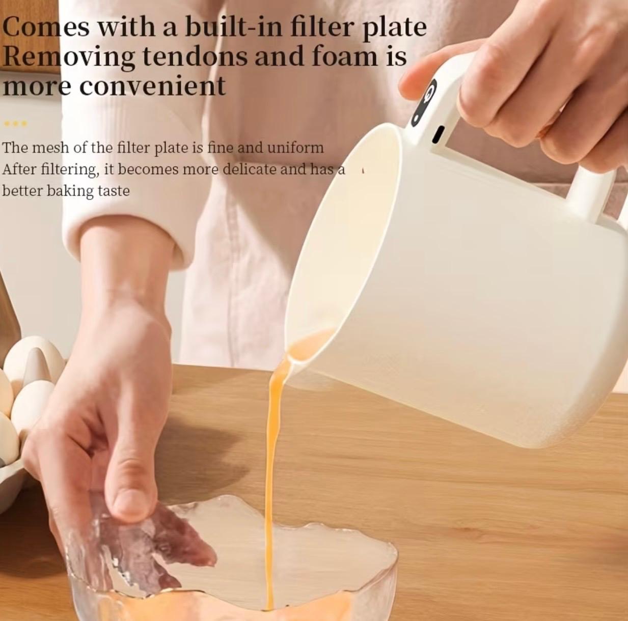 Household Small Multi-Functional Electric Egg Beater, Rice Washer, Mixer