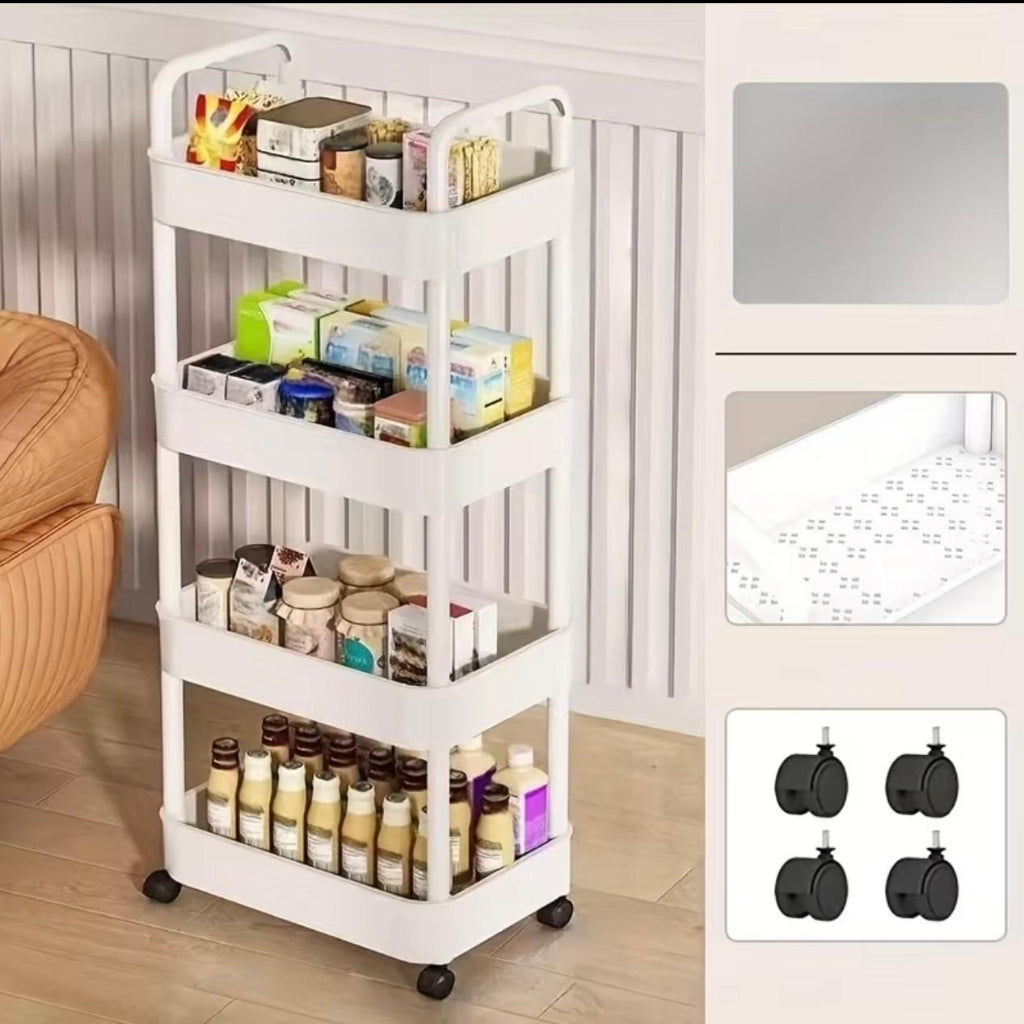 Multi-Purpose Rolling Cart – Perfect for Home, Office & Storage Organization