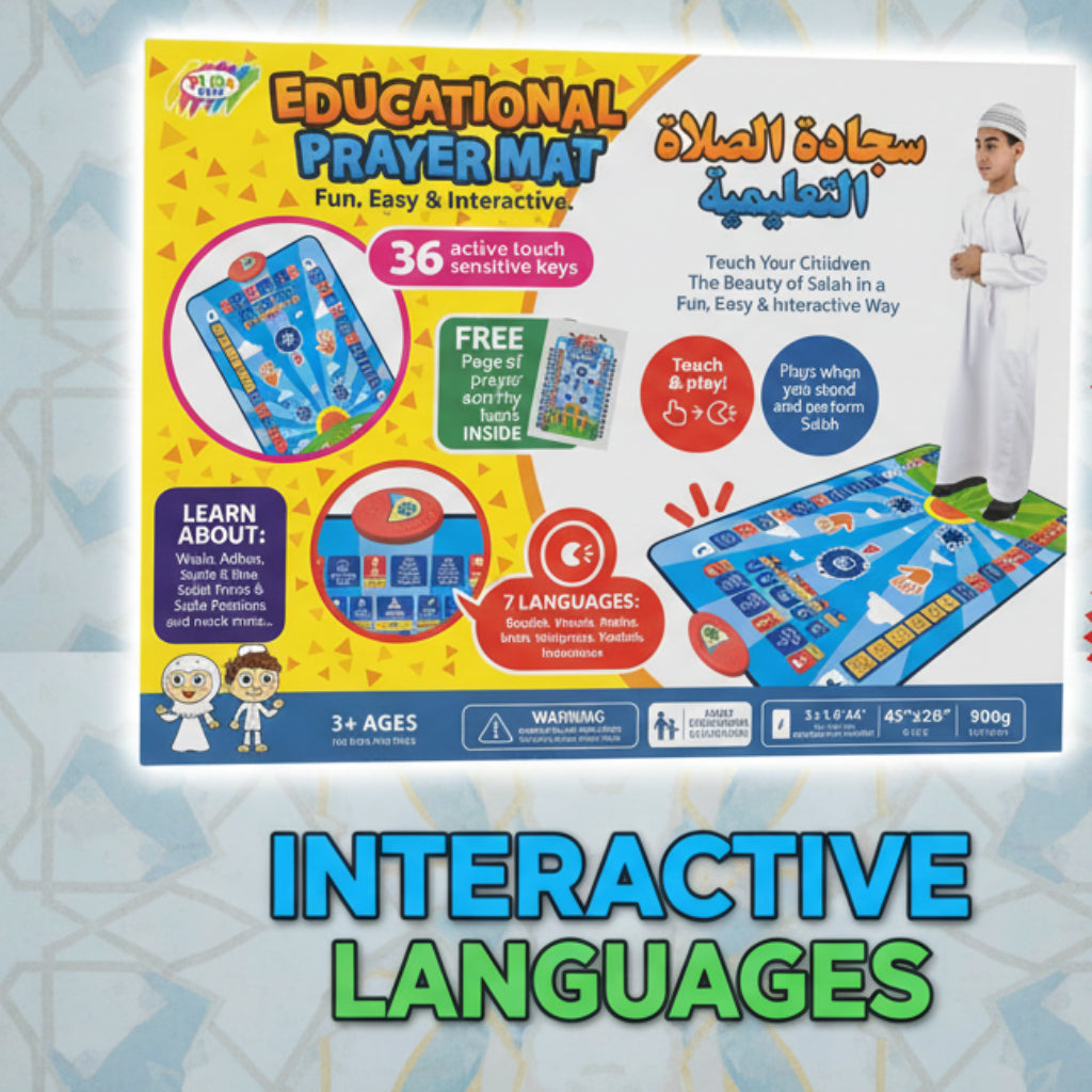 Kids Educational Smart Prayer Mat For Boys