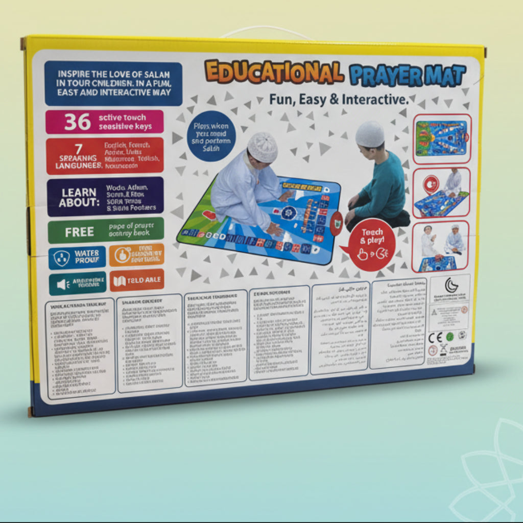 Kids Educational Smart Prayer Mat For Boys