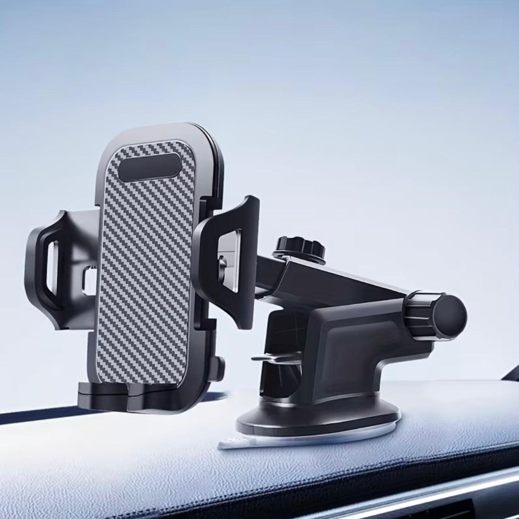 Adjustable Universal Car Phone Holder with Strong Suction Cup – Fits All Car Models