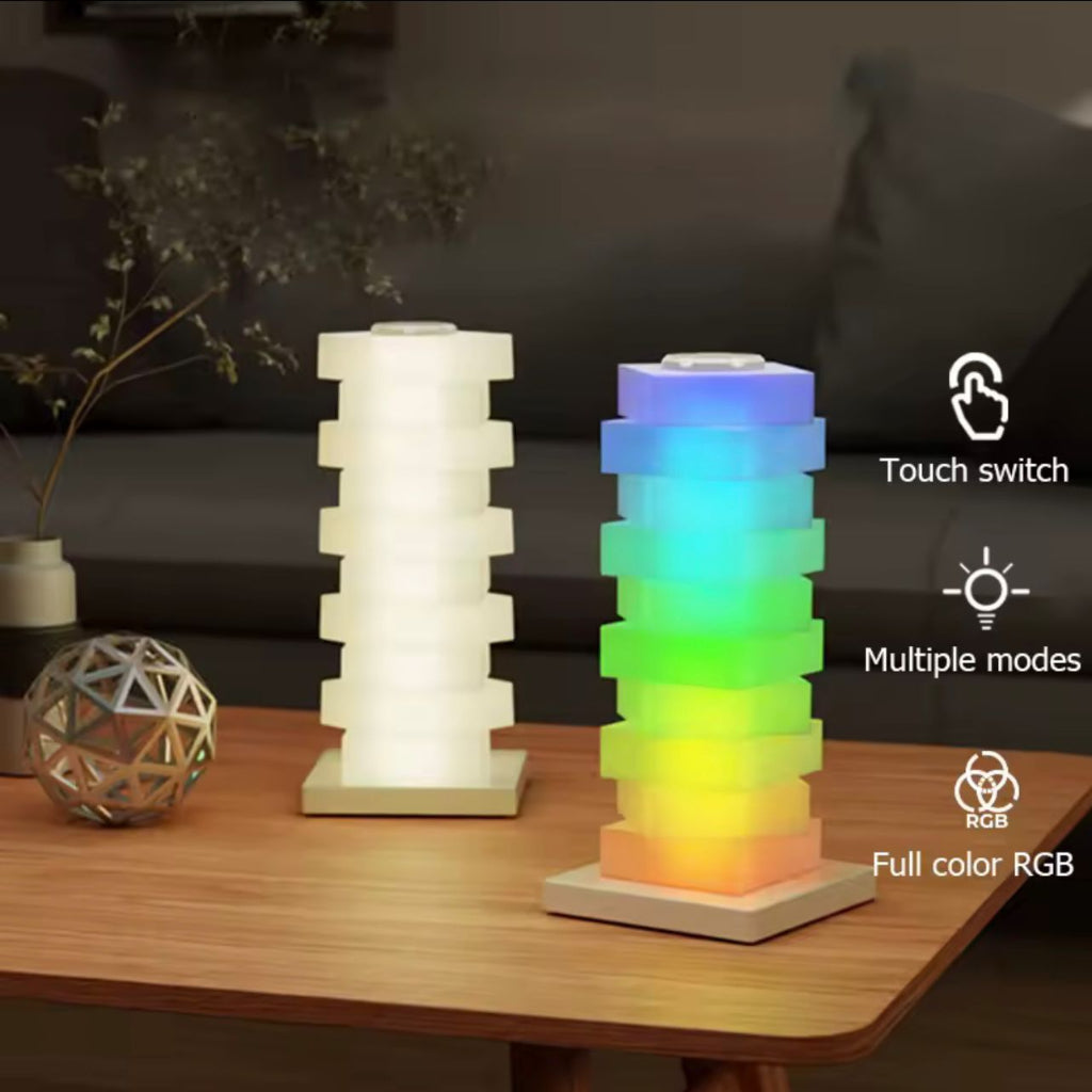 Colorful Ambient Light – Rechargeable Decorative Lamp with Adjustable Modes