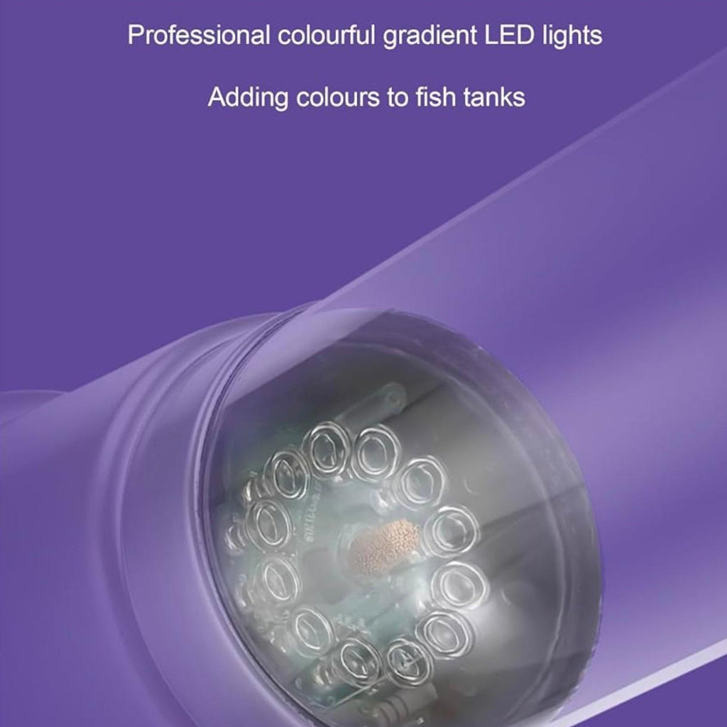 Fantasy LED Water Bubble Fish Tube Floor Lamp – 70 cm Sensory Aquarium Night Light