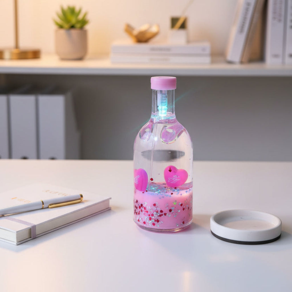 Colorful LED Desktop Bottle Decoration – Ambient Light for Home & Office