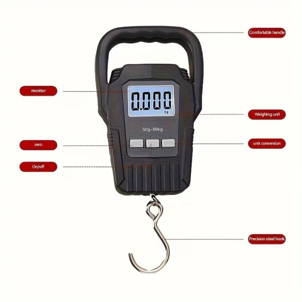 Portable Electronic Scale – Small & Convenient for Home, Luggage, and Outdoor Use