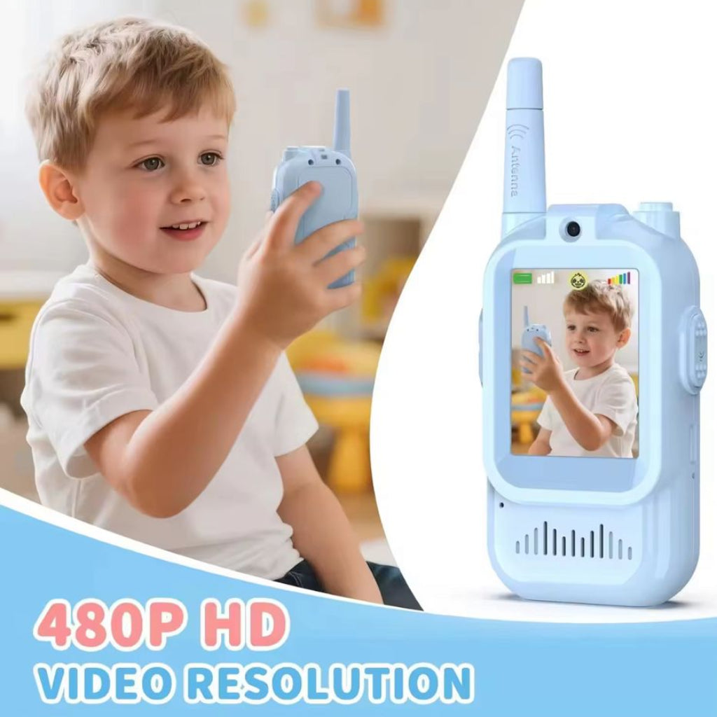 Children Video Walkie Talkie – Rechargeable Long-Range Kids Walkie Talkie