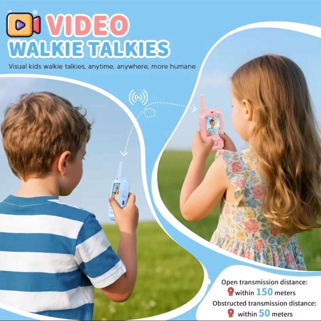 Children Video Walkie Talkie – Rechargeable Long-Range Kids Walkie Talkie