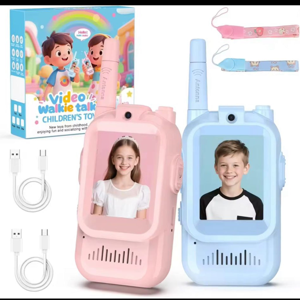 Children Video Walkie Talkie – Rechargeable Long-Range Kids Walkie Talkie