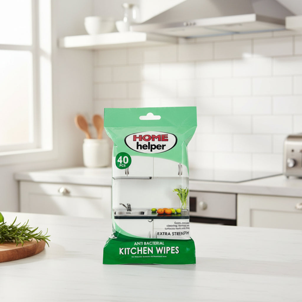 Anti-Bacterial Kitchen Wipes – Multi-Surface Cleaning