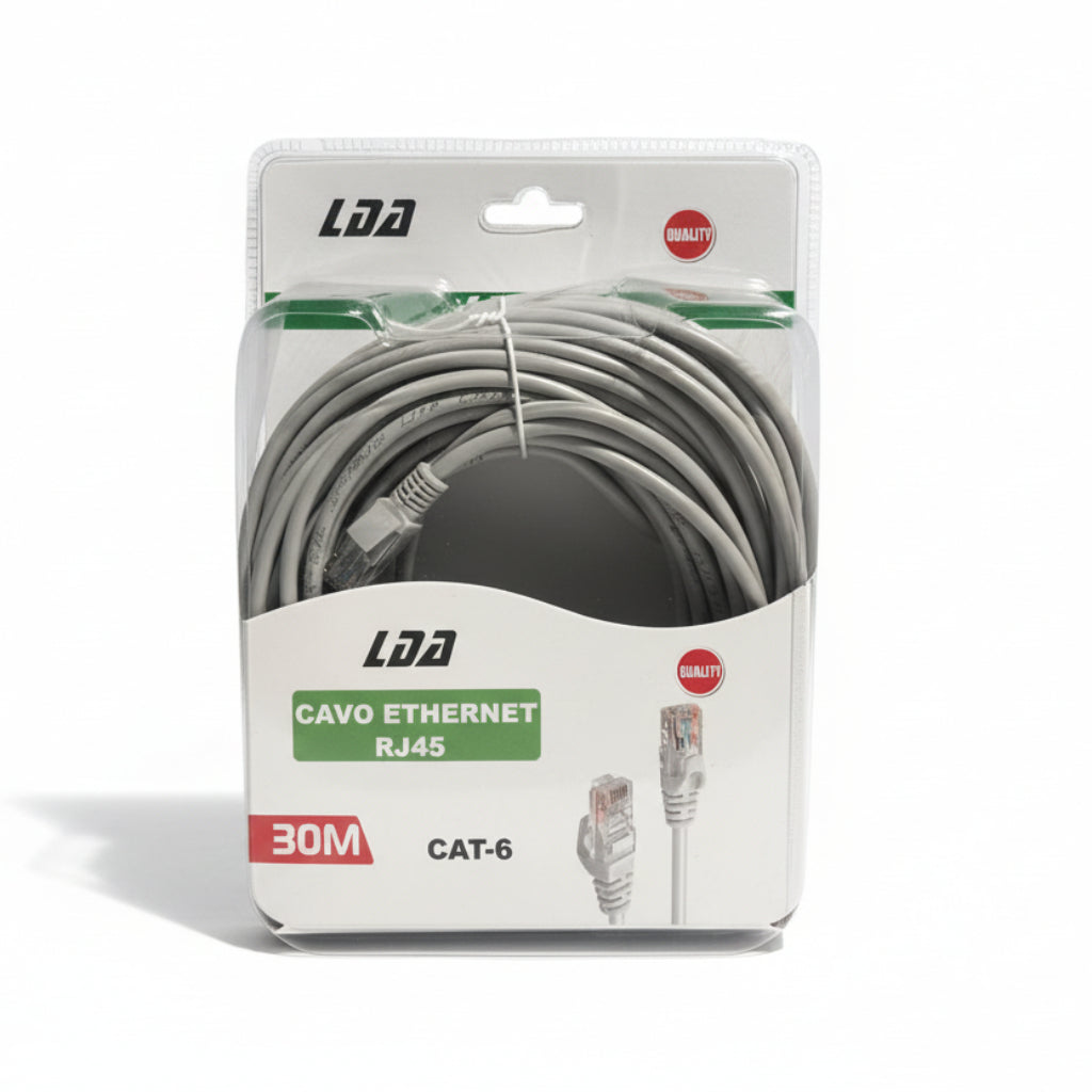 High-Speed Cat6 Ethernet Patch Cable – 10m/30m Durable & Flexible Network Expansion Cable
