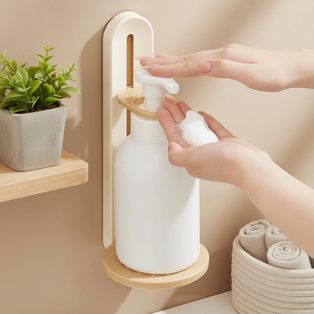 Ecoco Minimalist Adjustable Wall-Mounted Bottle Holder & Organizer
