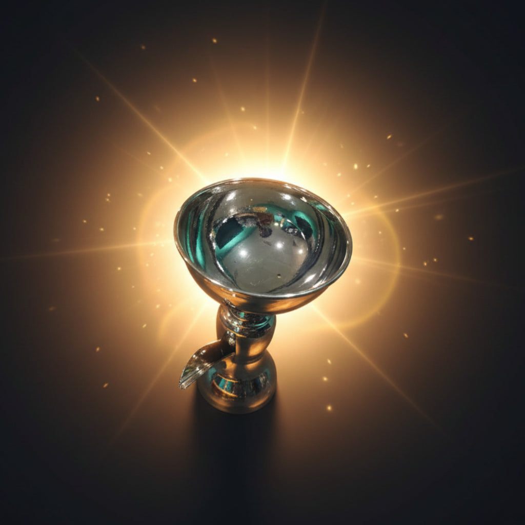 Stainless Steel Serving Tray with Stand