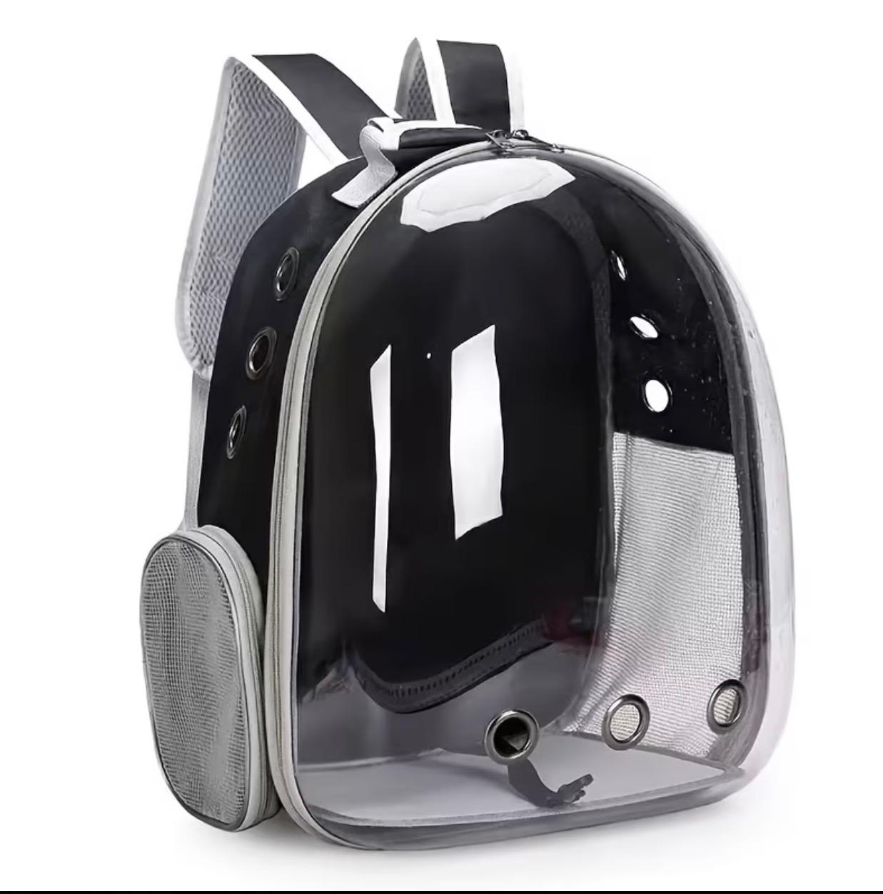 Pet Backpack – Breathable Transparent Travel Carrier for Cats & Small Dogs