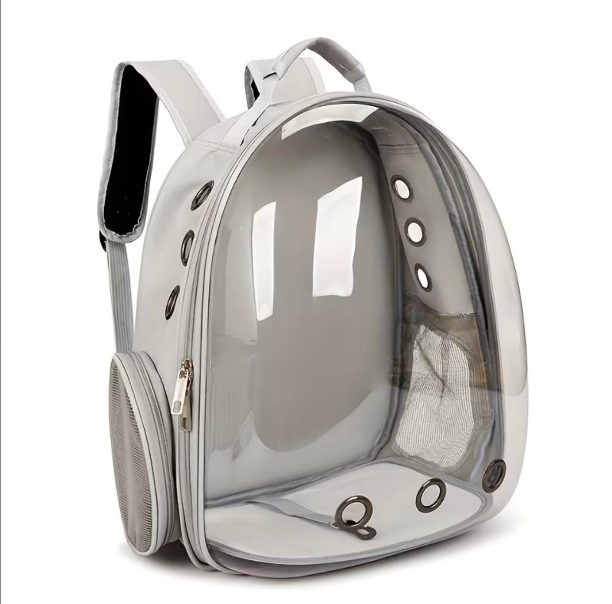 Pet Backpack – Breathable Transparent Travel Carrier for Cats & Small Dogs