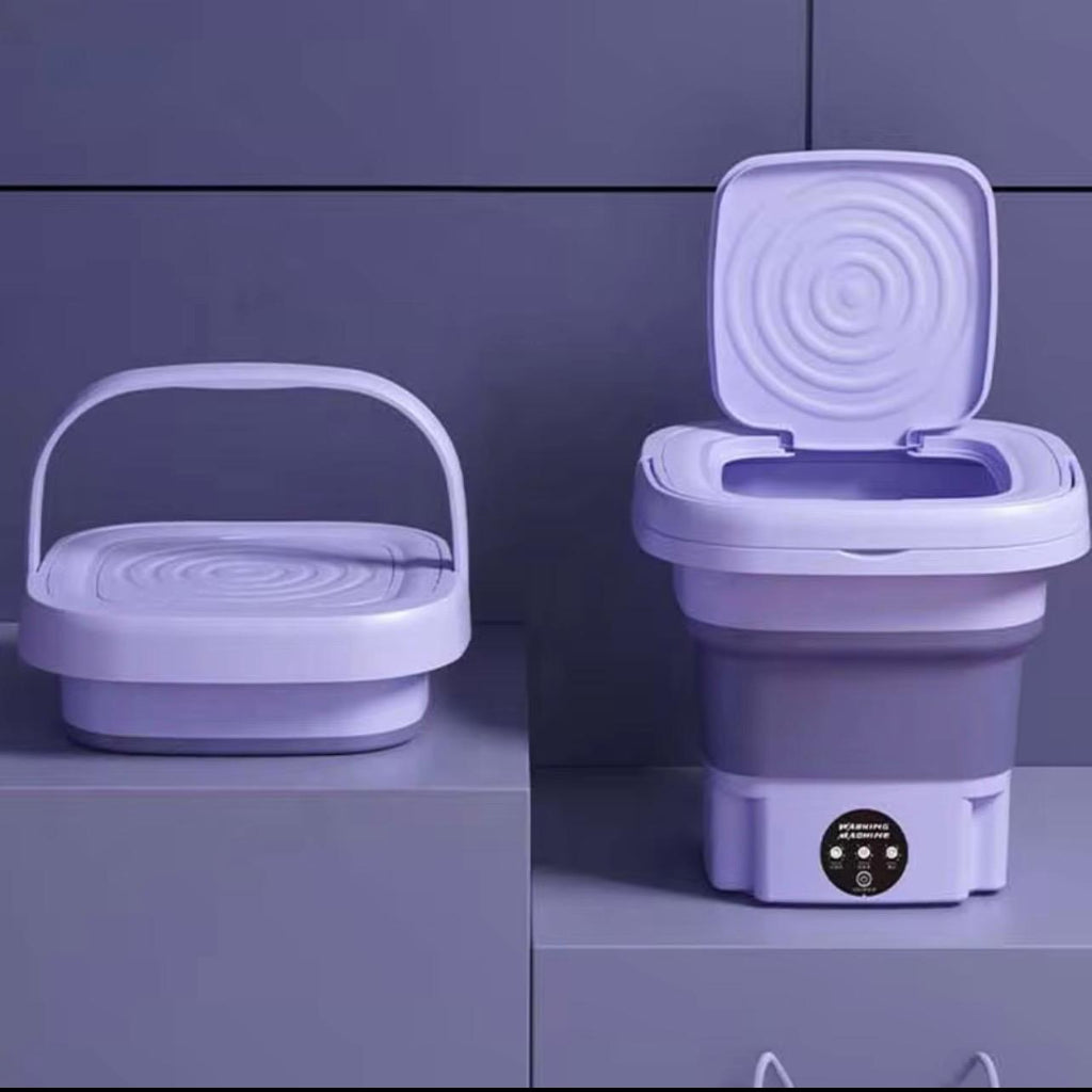 Portable Mini Washing Machine – Foldable, Deep-Clean, Perfect for Underwear, Socks & Small Clothes – Ideal for Dorms, Homes & Travel