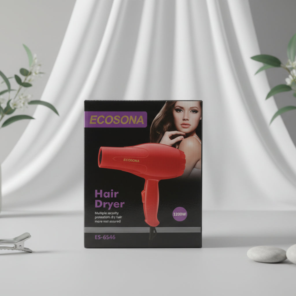 Hair Dryer 1200W – Compact & Powerful