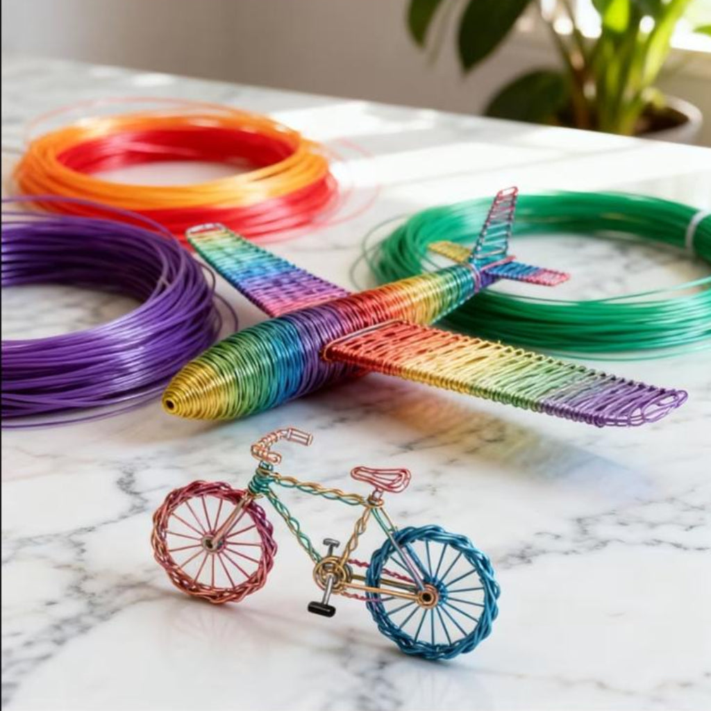 3D Pen PLA Filament Refill Pack – 10 Colors, 5M Each