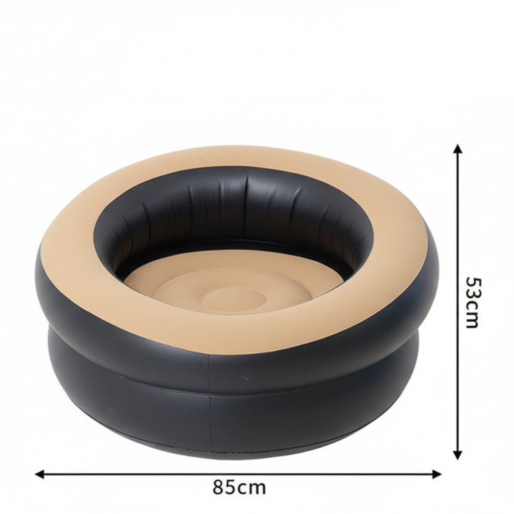 Inflatable Outdoor Lazy Sofa – Foldable Single Person Camping Air Chair