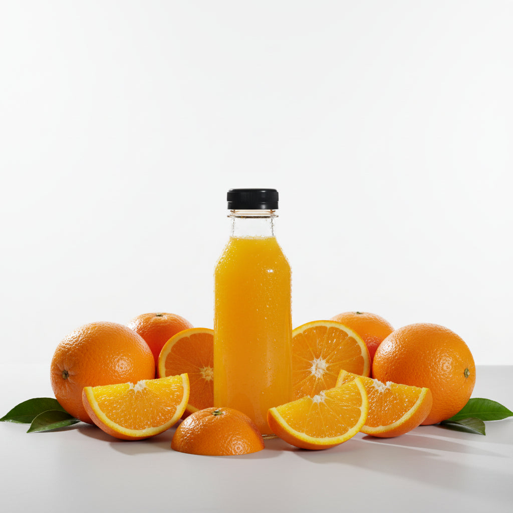 350ml Plastic Juice Bottle | Reusable Beverage Bottle with Secure Lid for Juice, Water & Drinks