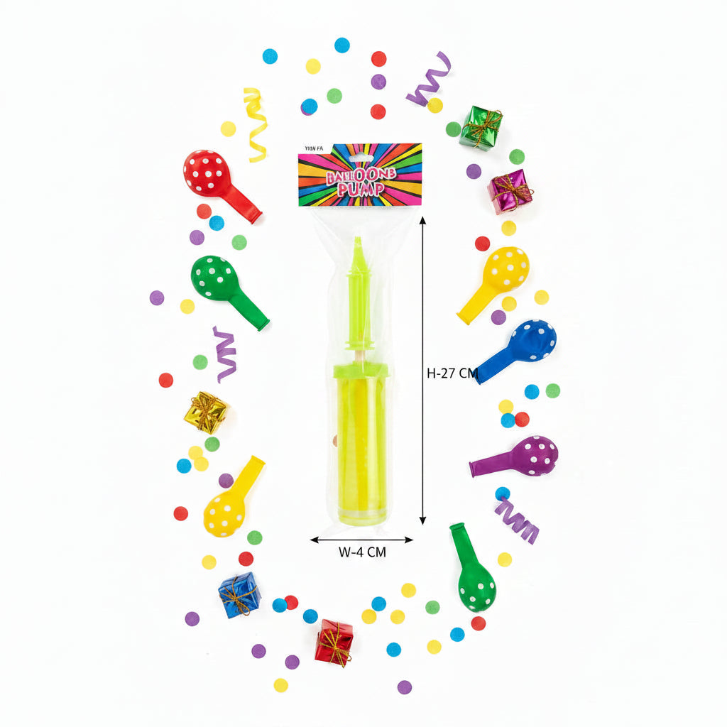 Balloon Air Pump Hand Inflator | Portable Manual Pump for Party Balloons