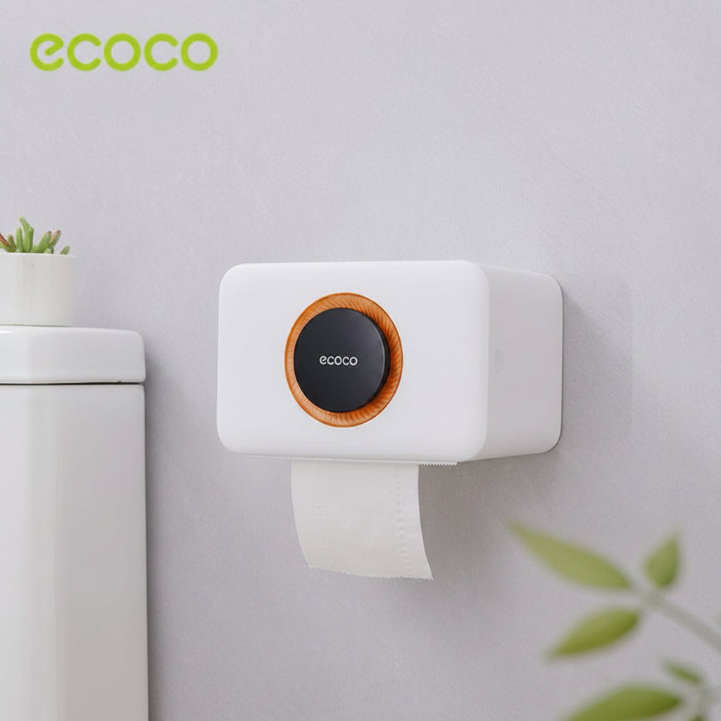 Ecoco Aromatherapy Tissue Box (Single Layer) – Wall-Mounted & Desktop Tissue Organizer