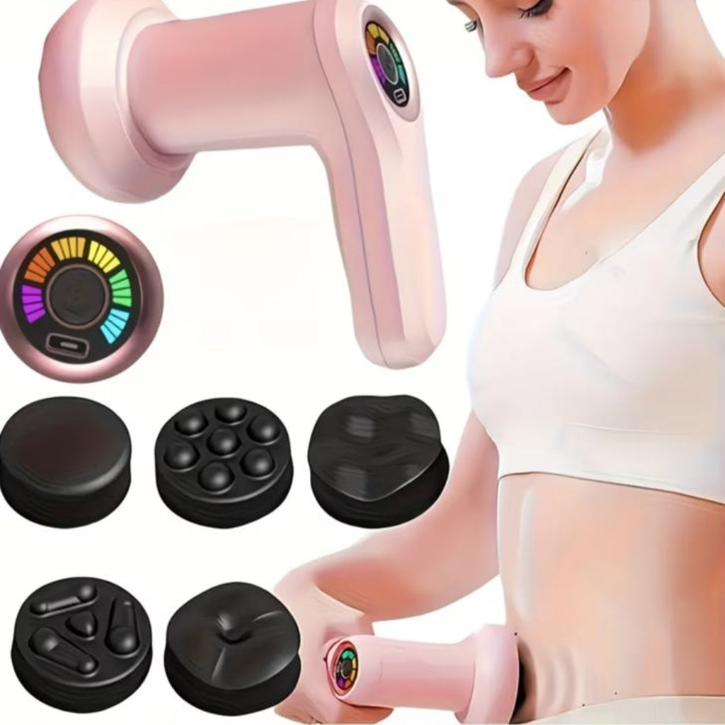 Electric Body Massager USB Rechargeable Handheld Waist, Abdomen & Leg Massager
