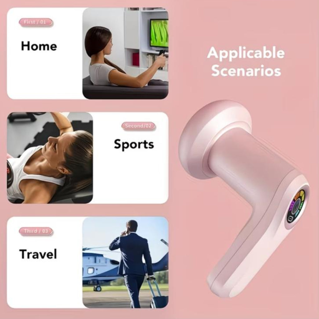 Electric Body Massager USB Rechargeable Handheld Waist, Abdomen & Leg Massager