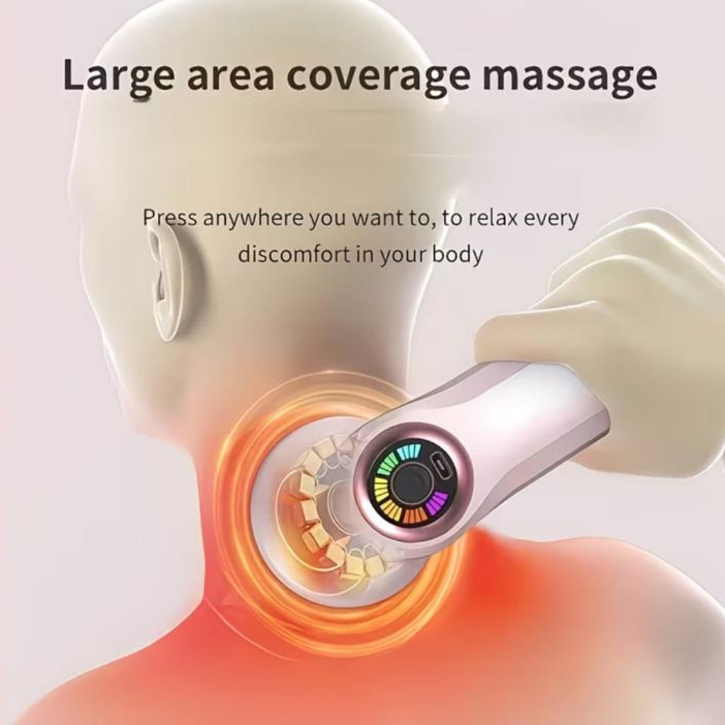 Electric Body Massager USB Rechargeable Handheld Waist, Abdomen & Leg Massager