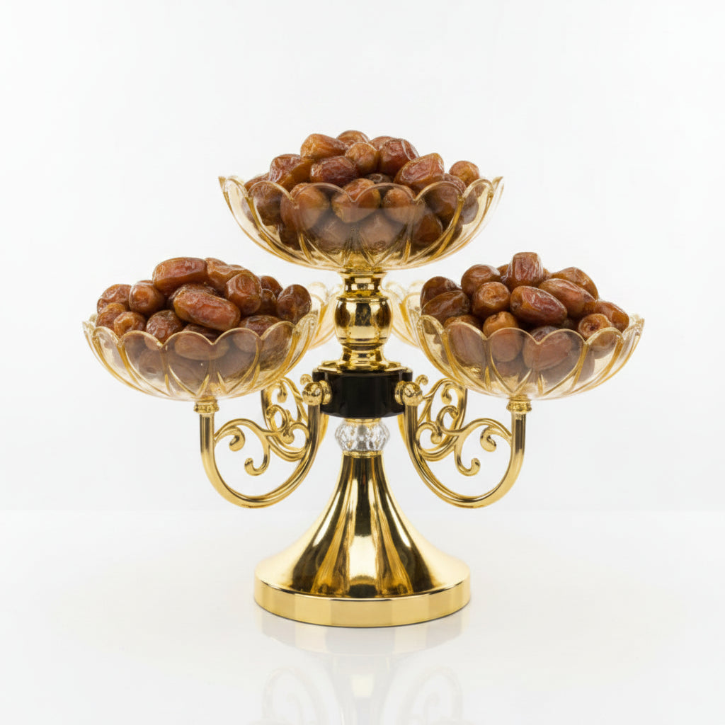 Fruit & Nuts Serving Stand – Multi-Layer Snack Organizer Tray