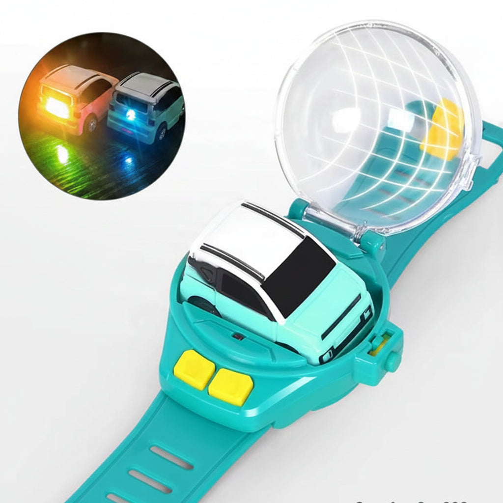Mini Car Watch Toy – USB Rechargeable Racing Watch for Kids