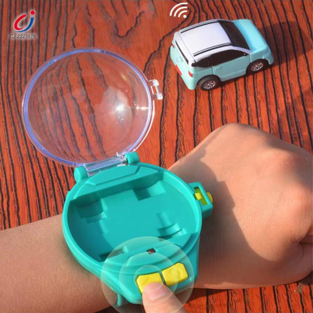 Mini Car Watch Toy – USB Rechargeable Racing Watch for Kids