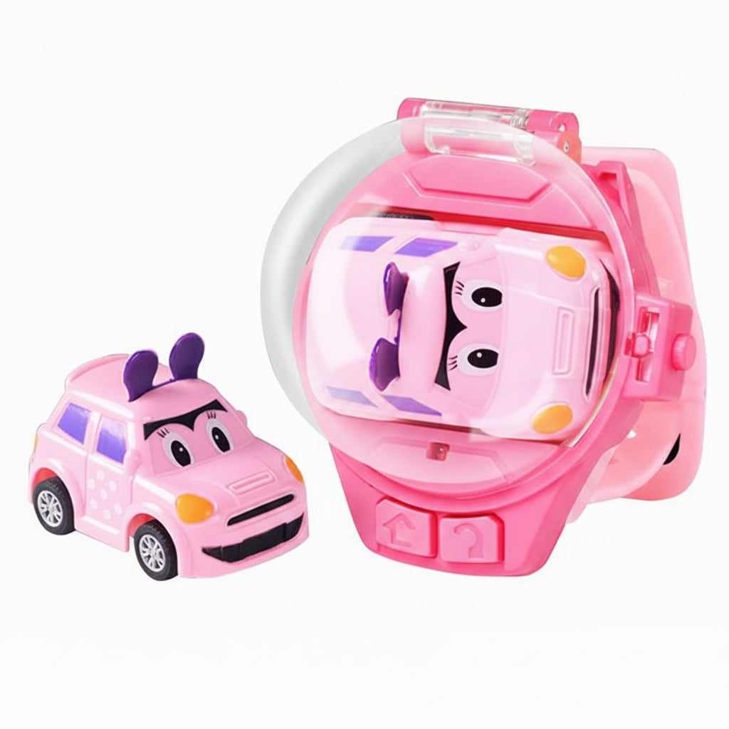 Mini Car Watch Toy – USB Rechargeable Racing Watch for Kids