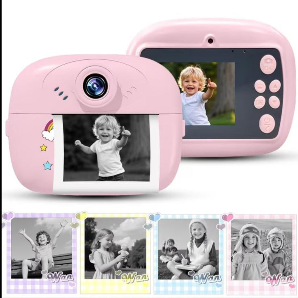 Kids Instant Print Camera – Unicorn Cartoon Digital Camera for Children