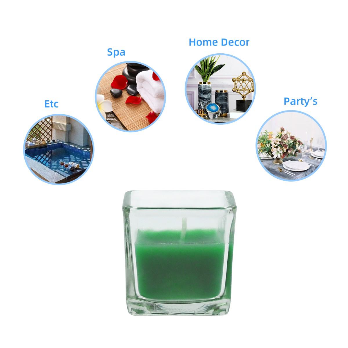Luxury Scented Candle 2 pcs Set – Aromatherapy Glass Jar Candles for Home Decor