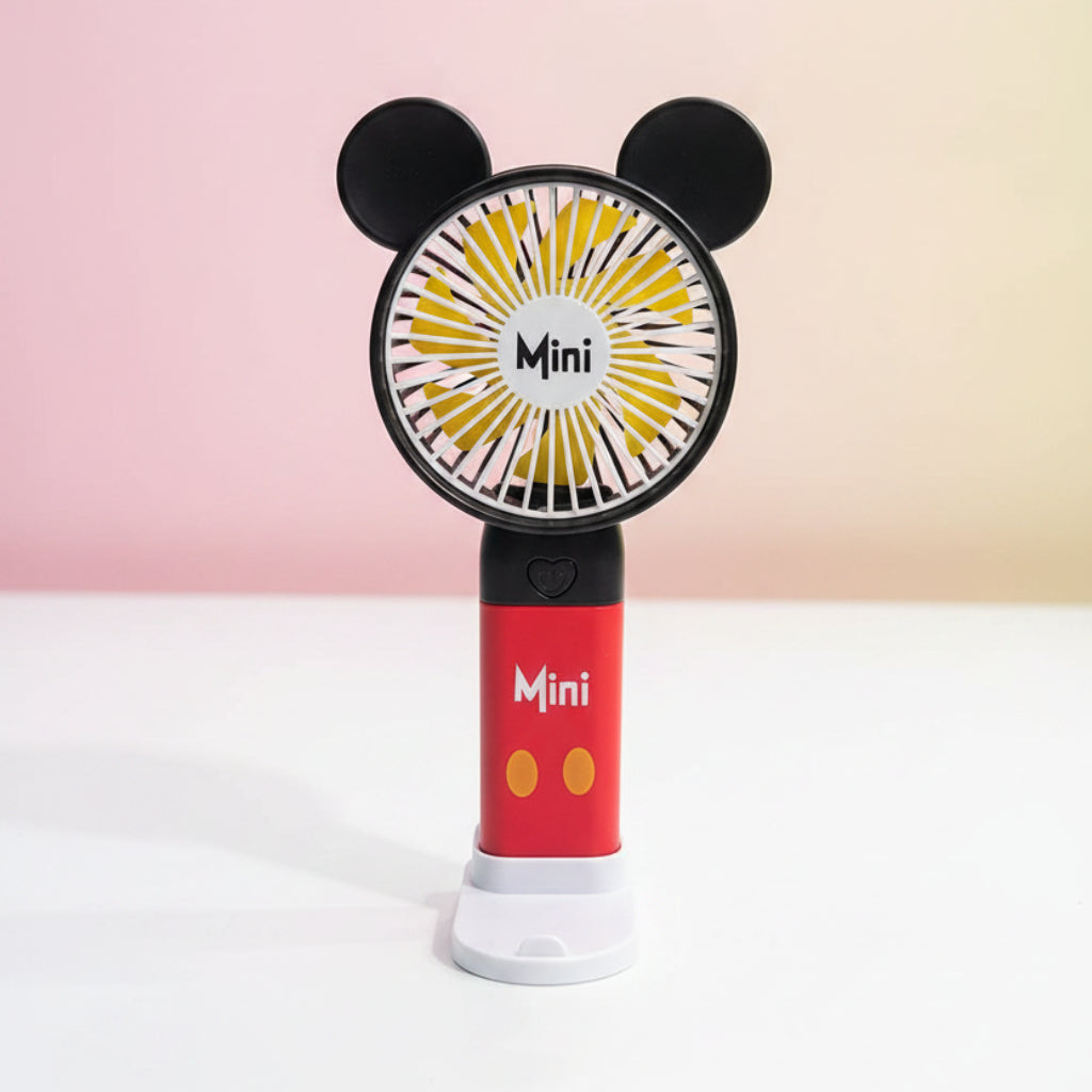 Mini Handheld Fan – Portable 3 Speed Rechargeable