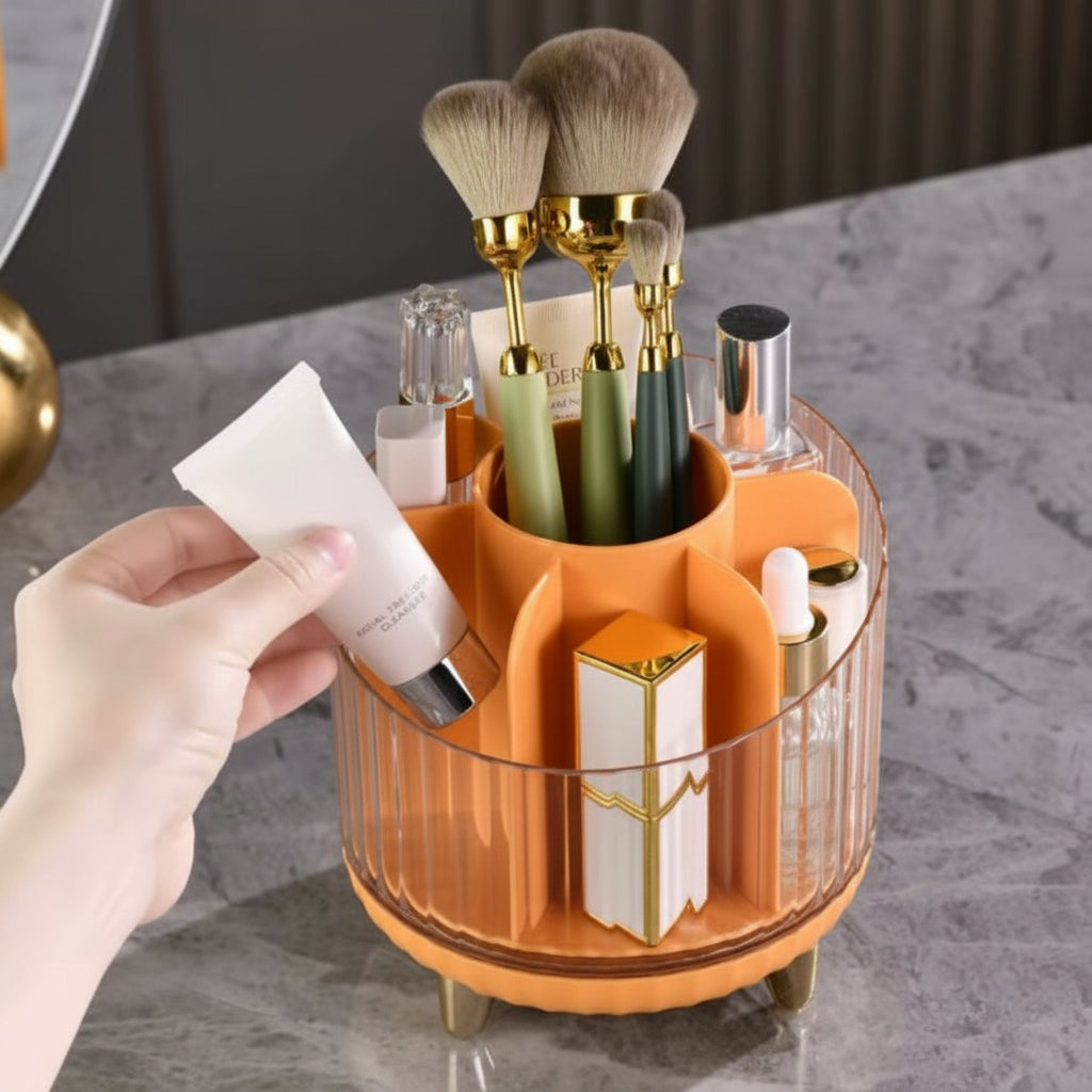Rotating Desktop Cosmetics Storage Organizer