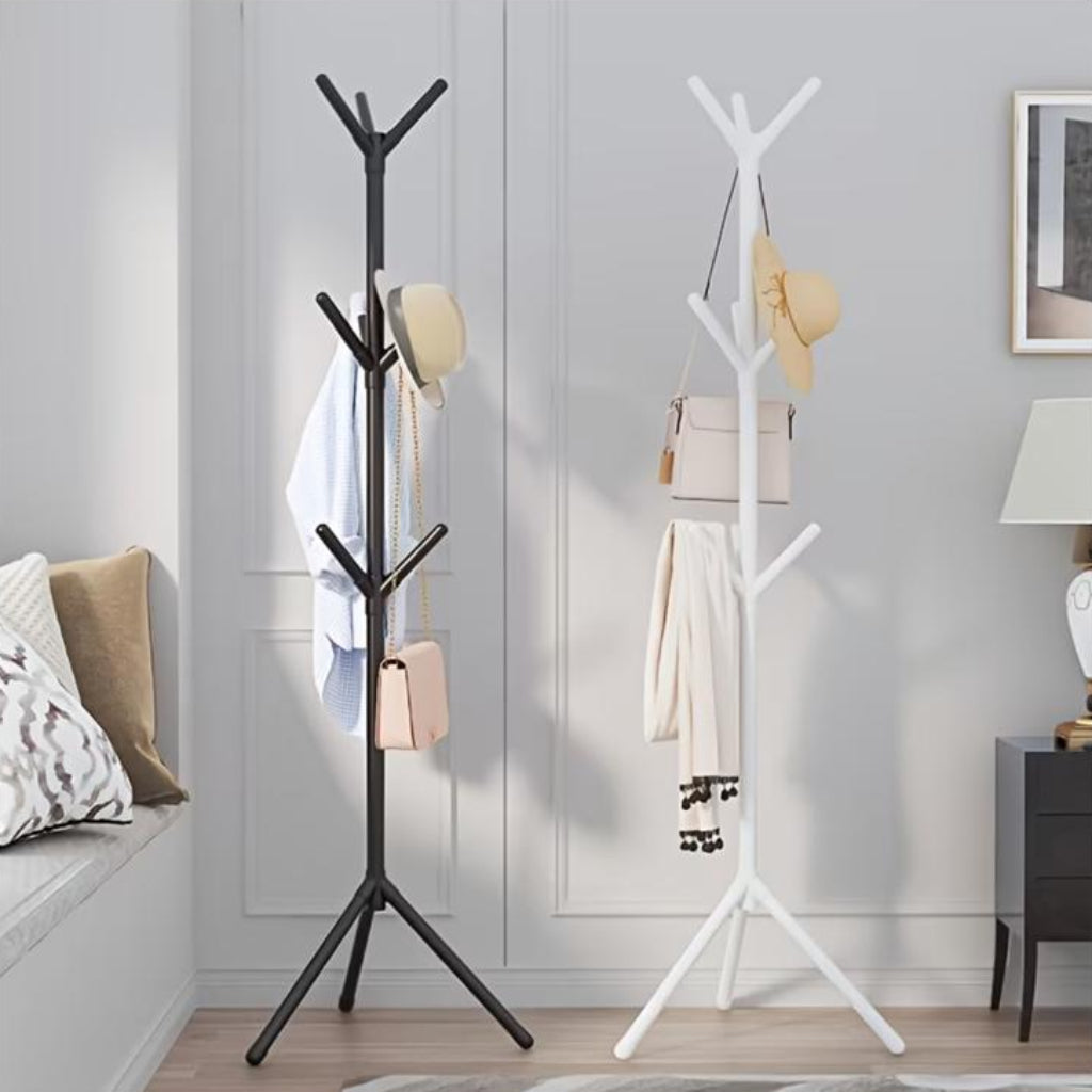 Standing Clothes Rack – Modern Space-Saving Garment Organizer for Clothes, Bags & Accessories