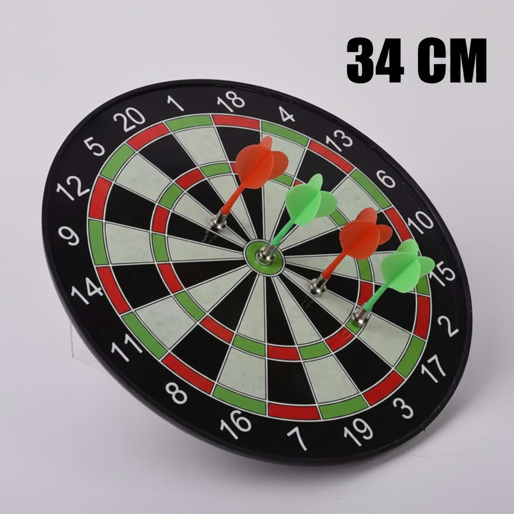 Magnetic Dart Board Game Set with 6 Safe Magnetic Darts – Indoor Family Fun Toy